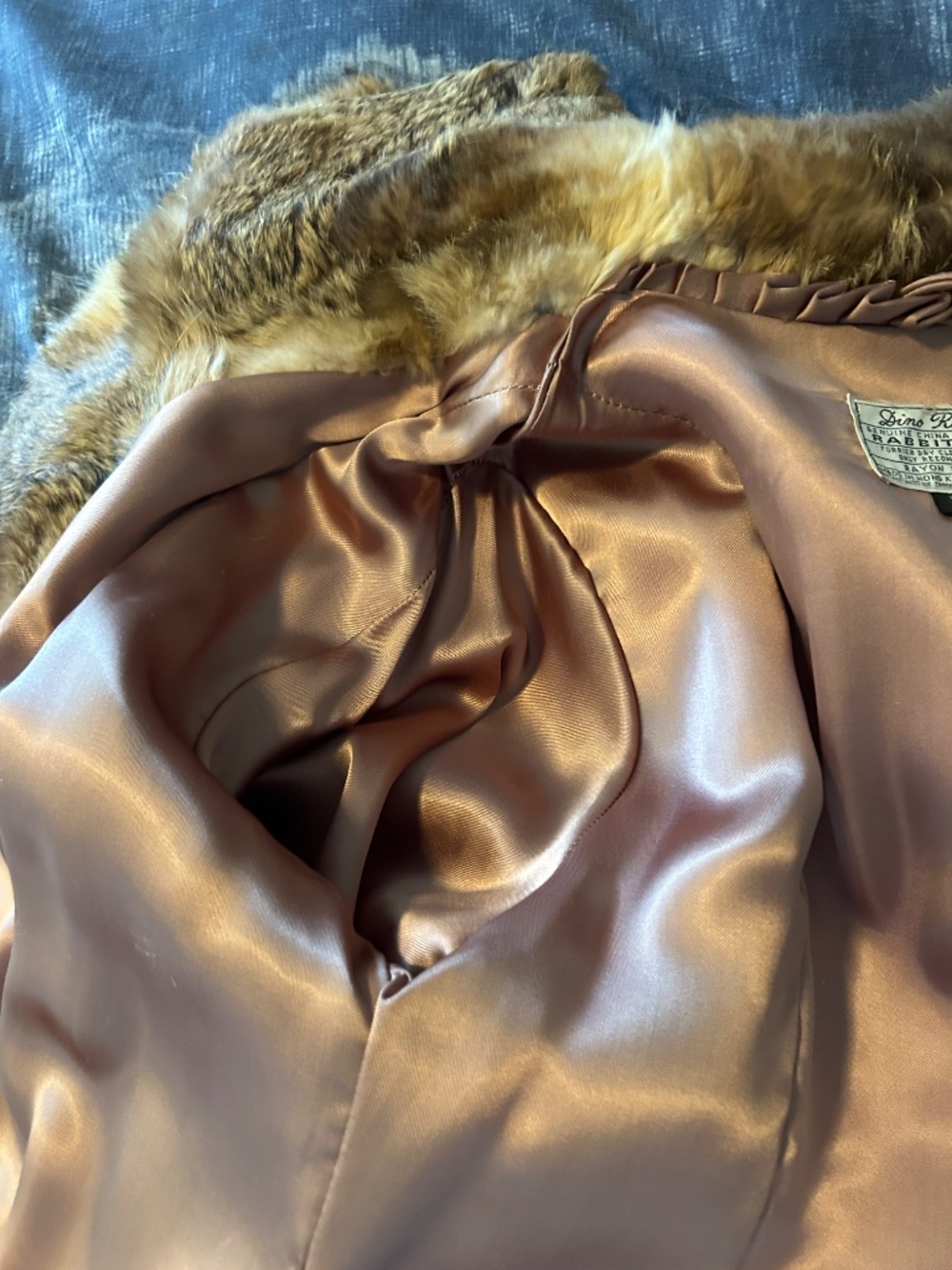 Dino Ricco Rabbit Fur Coat - Picture 8 of 9